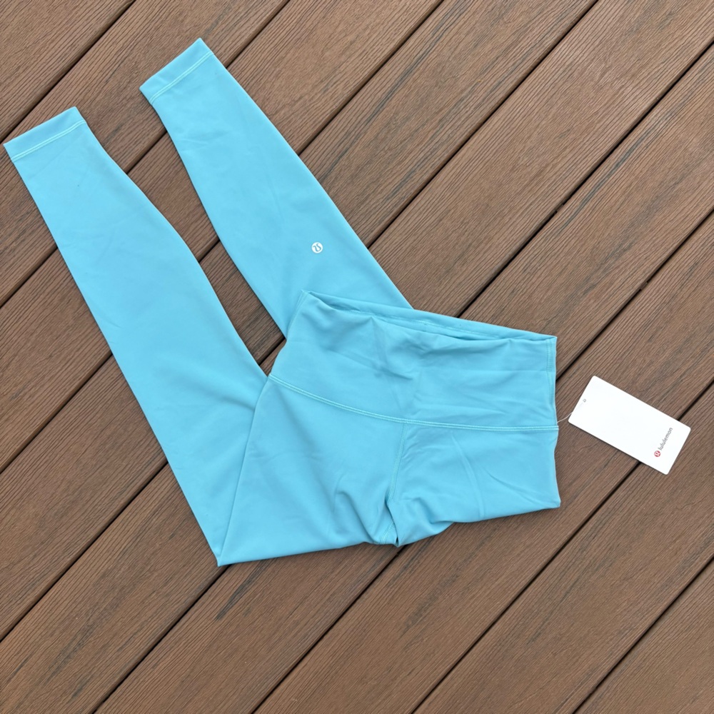 lululemon athletica NWT Aqua Leggings